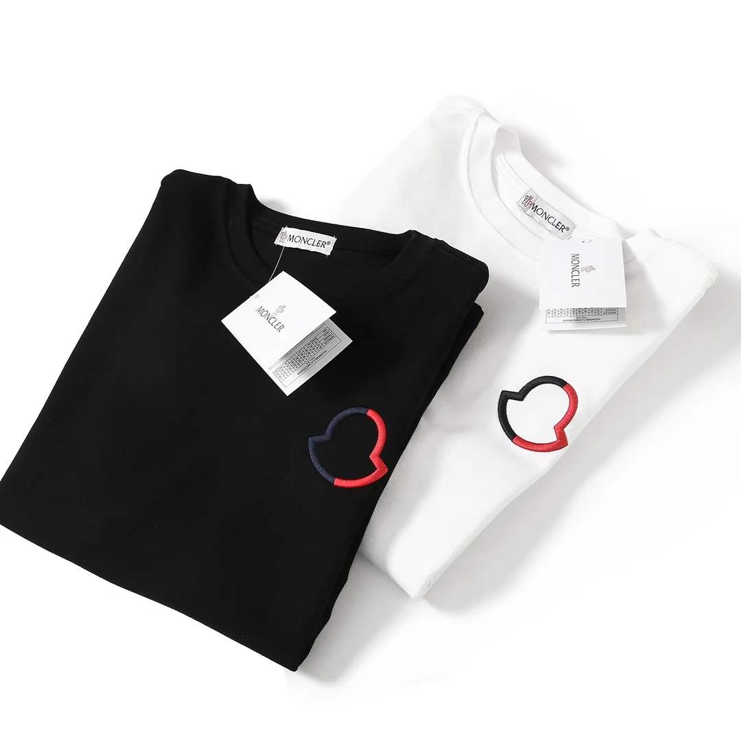 MONCLER T-Shirt Black/White T-Shirts