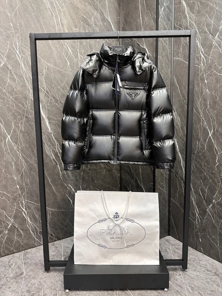 Prada Black Tech Down Jacket