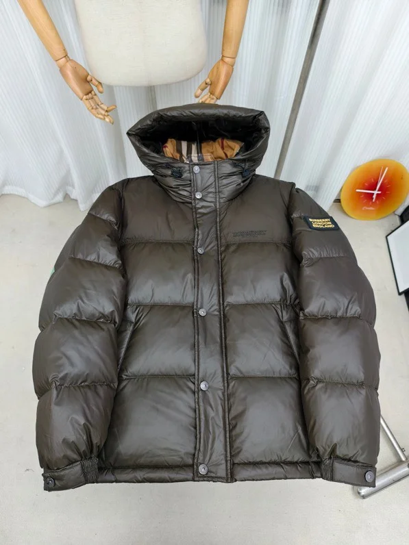 Burberry 2025 Winter New Down Jackets (Black, Coffee)