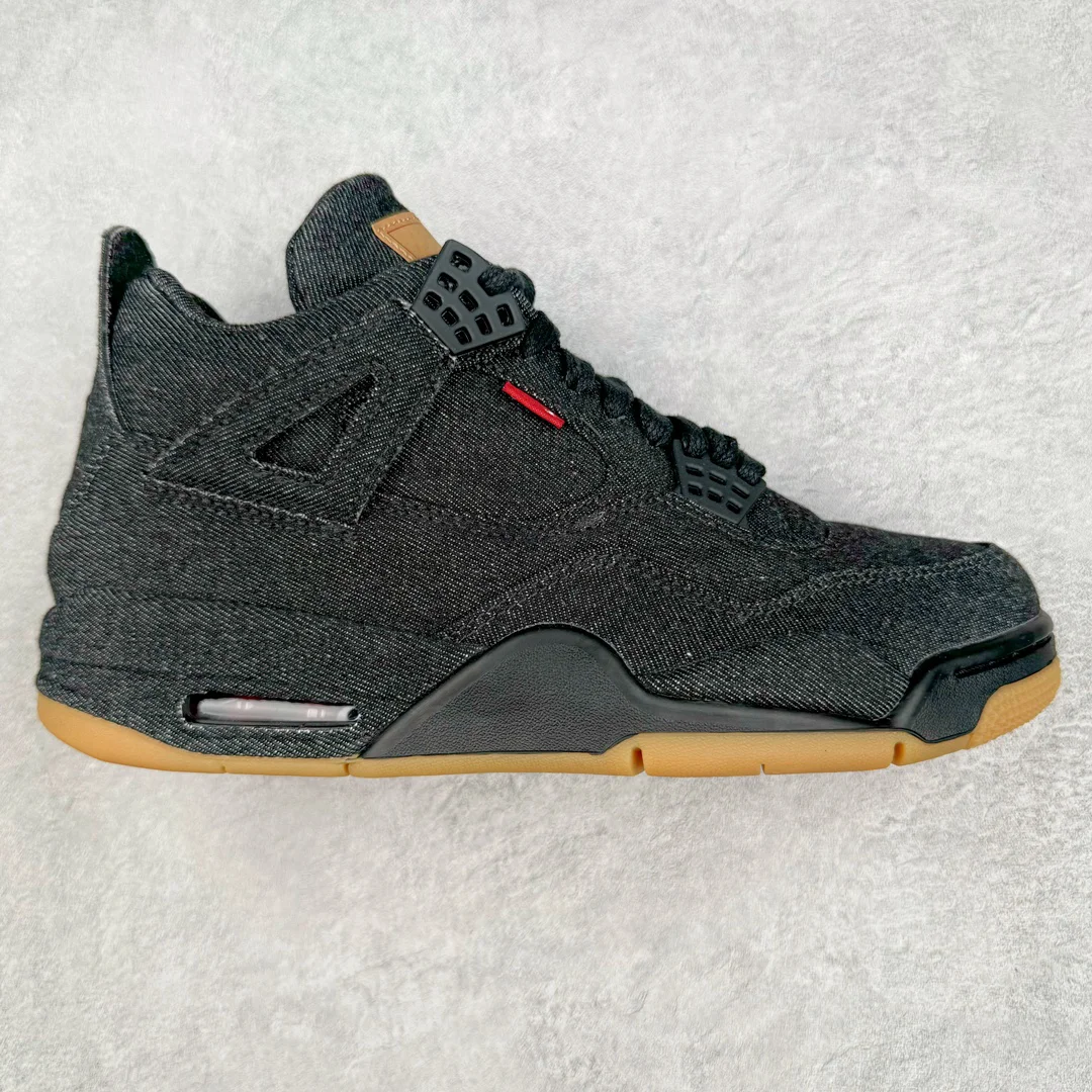 Levi's x Air Jordan 4 Retro "Denim" Black