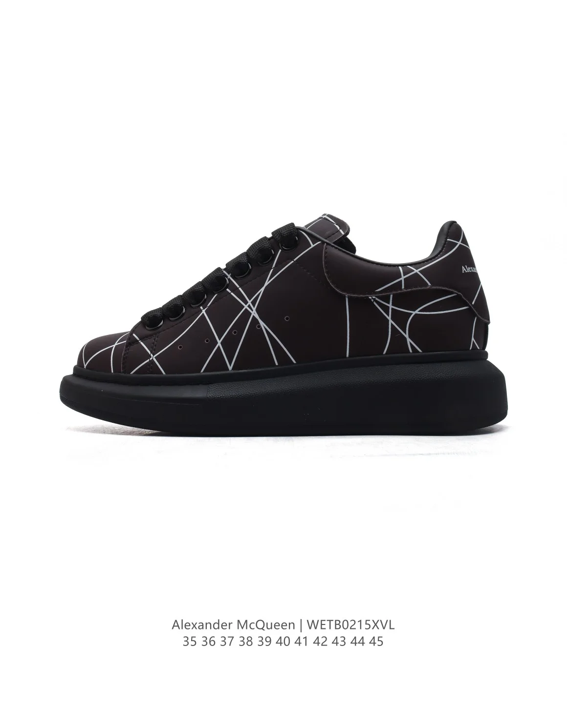 Alexander McQueen Color-Changing Thick-Sole Leather Flats