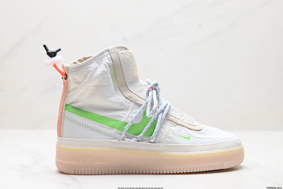 Nike Air Force 1 Hi Shell Fluorescent Waterproof High-Top Sneakers