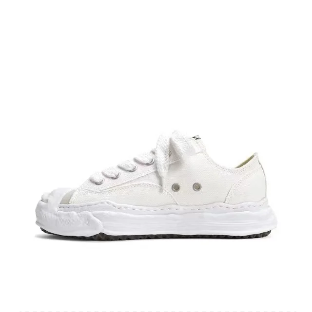 MIHARA YASUHIRO Blakey HANK OG White Canvas Sneakers