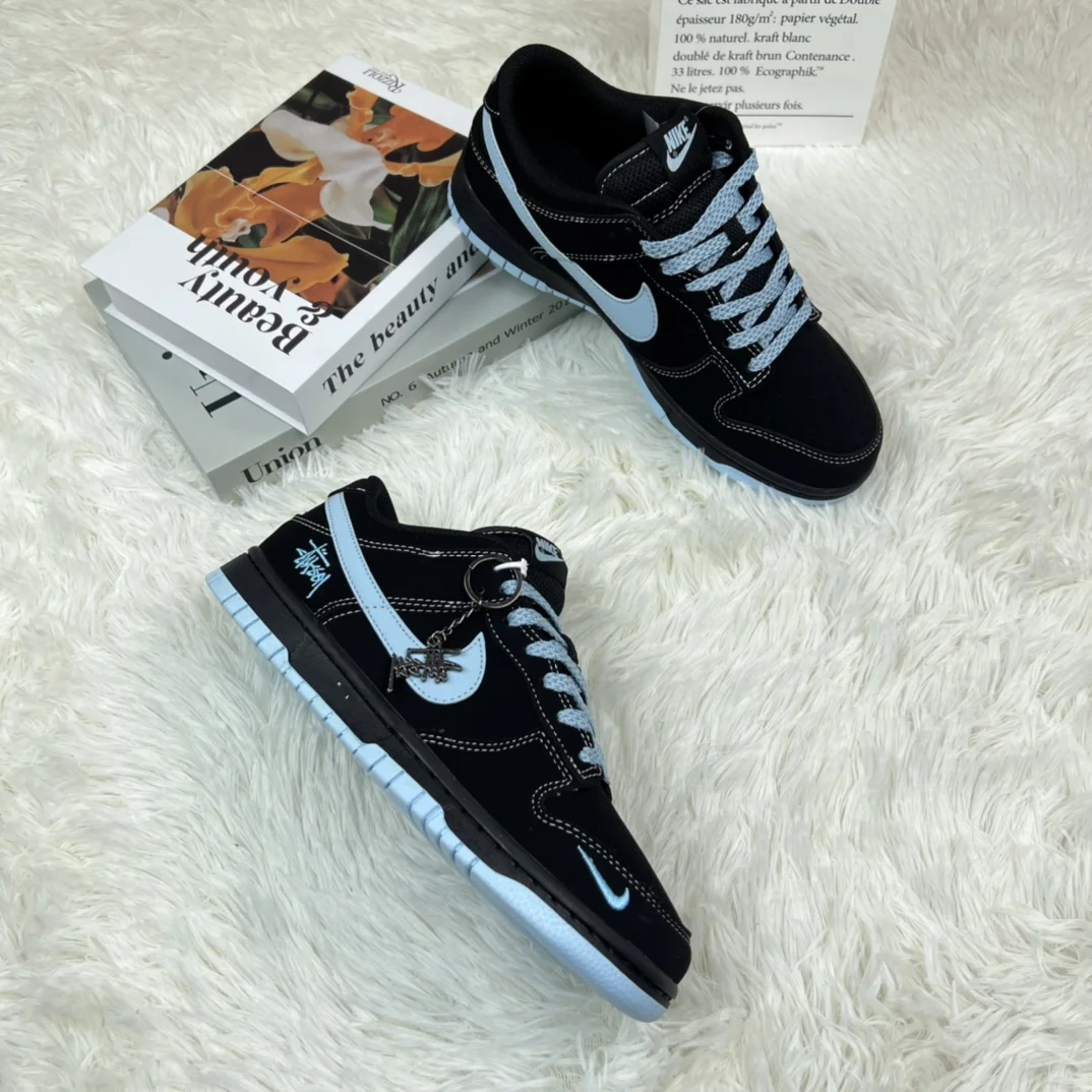 Nike SB Dunk Low Blue "Anniversary" High-End Custom Low-Top Sneakers