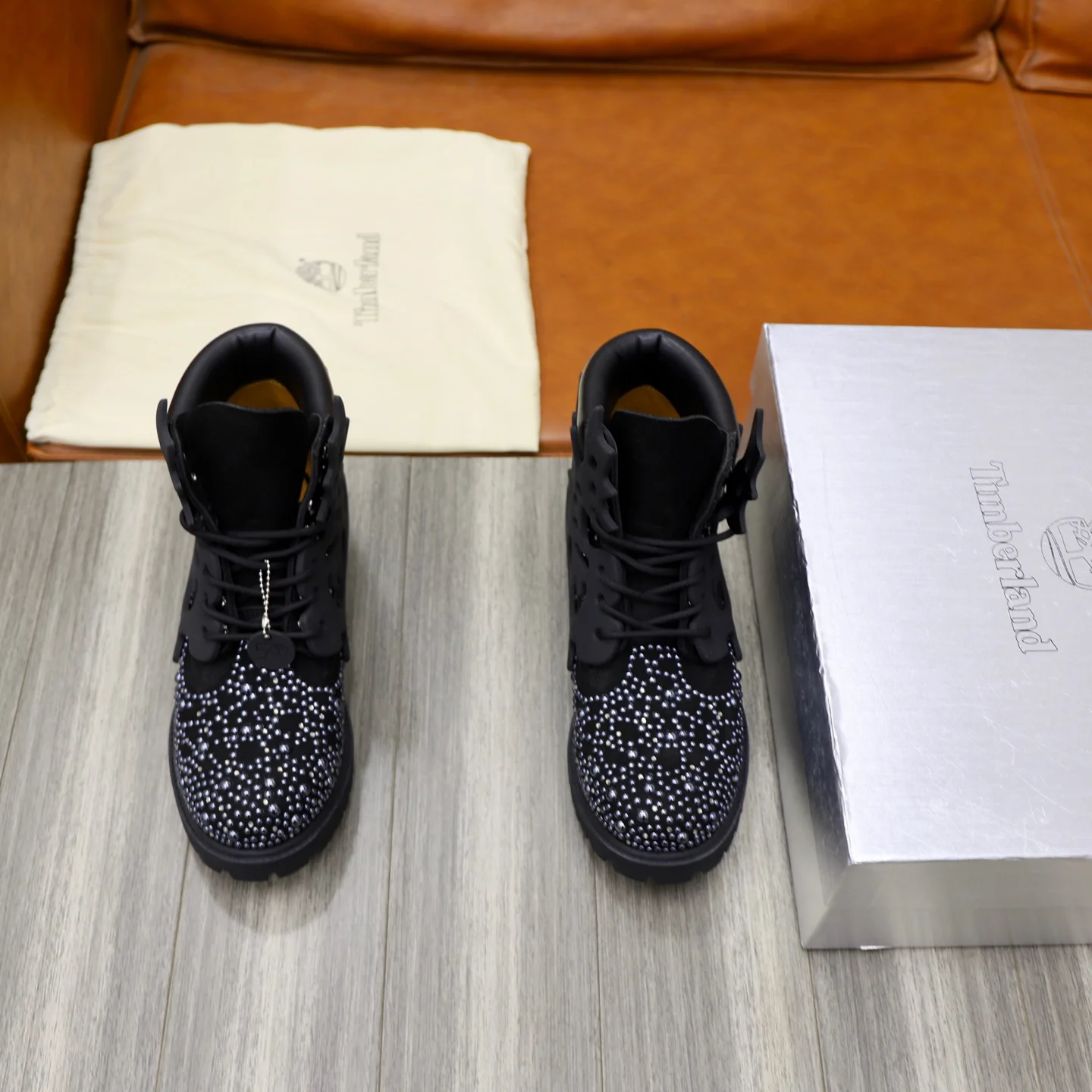 Timberland Big Yellow Boots (Fashionable Rivet Deco)