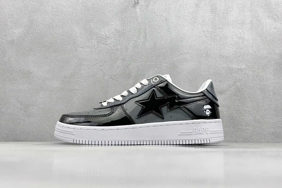 Bape Classic Low-Top Sneakers (Black)