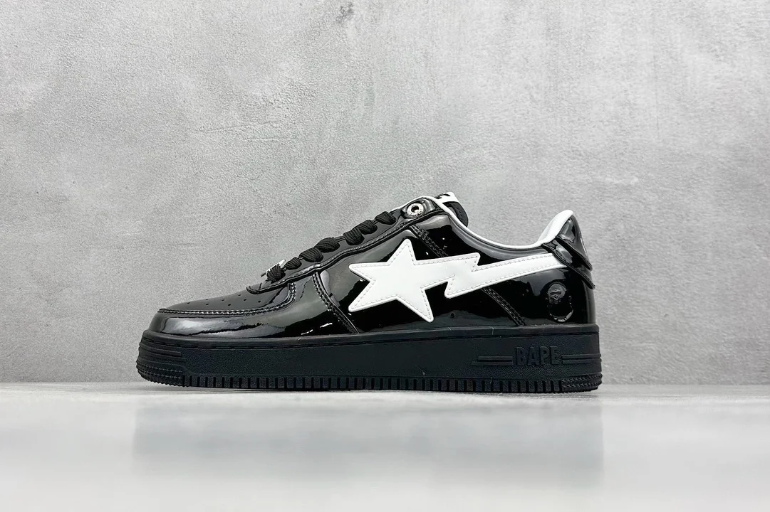 Bape Classic Low-Top Sneakers (Black)