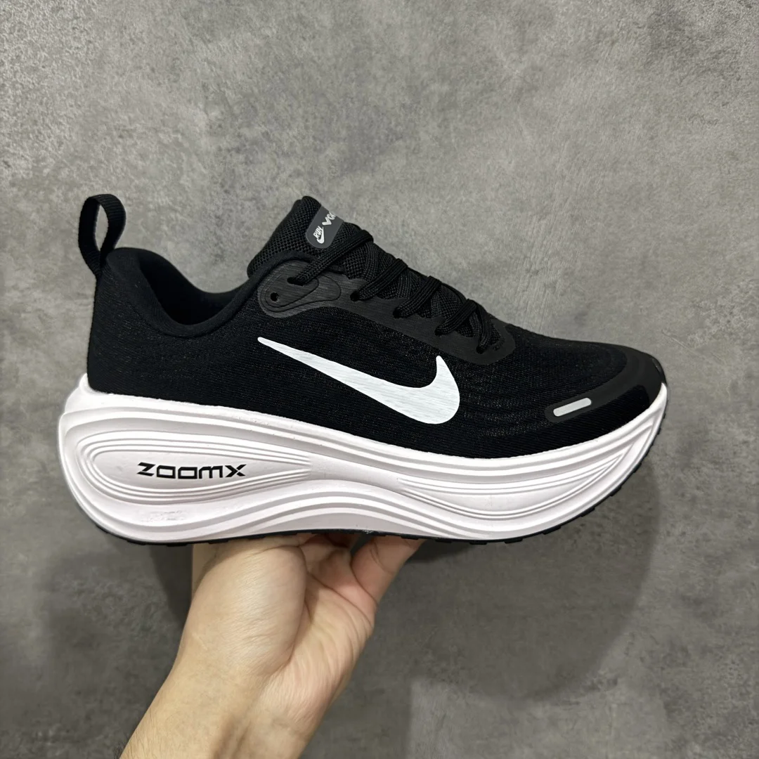 Nike VOMERO PLUS Black Shock-Absorbing Anti-Slip Low-Top Shoes