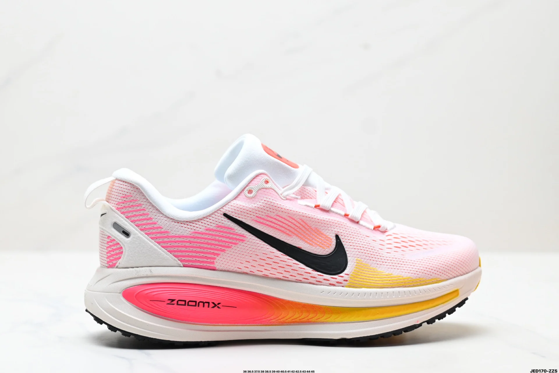 Nike VOMERO 18 White Cushioned Traction Running Shoes