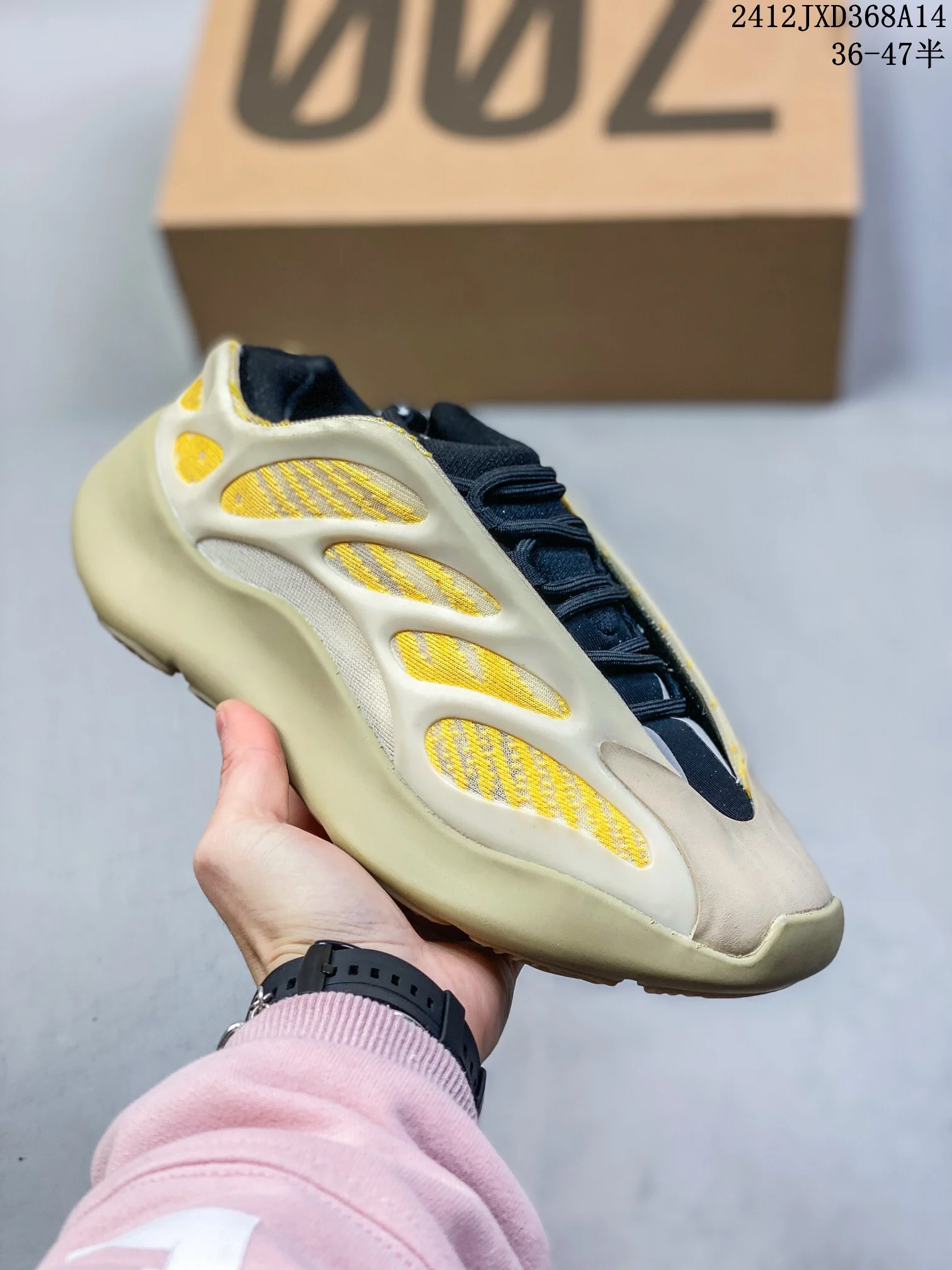 Adidas Yeezy 700 V3 "Azael" Night Glow Sneakers