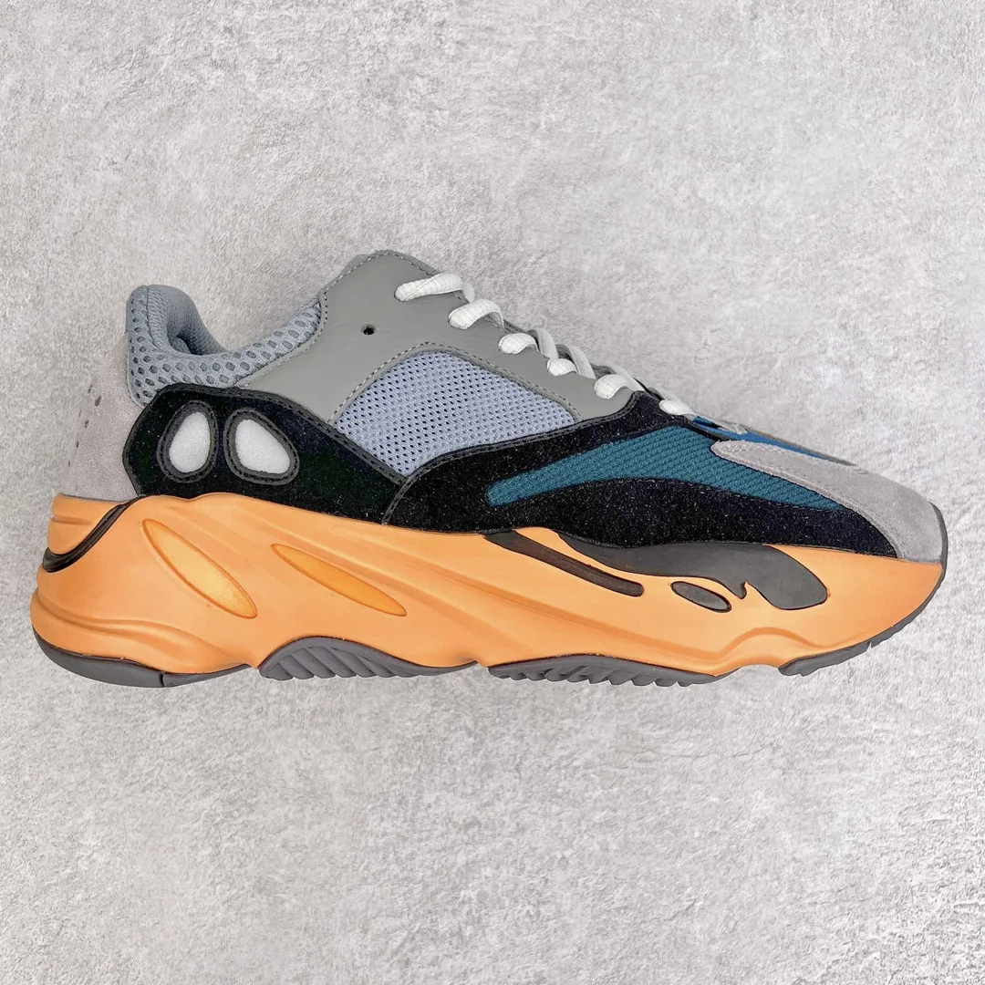 Adidas Yeezy Boost 700 Gray-Orange Running Shoes