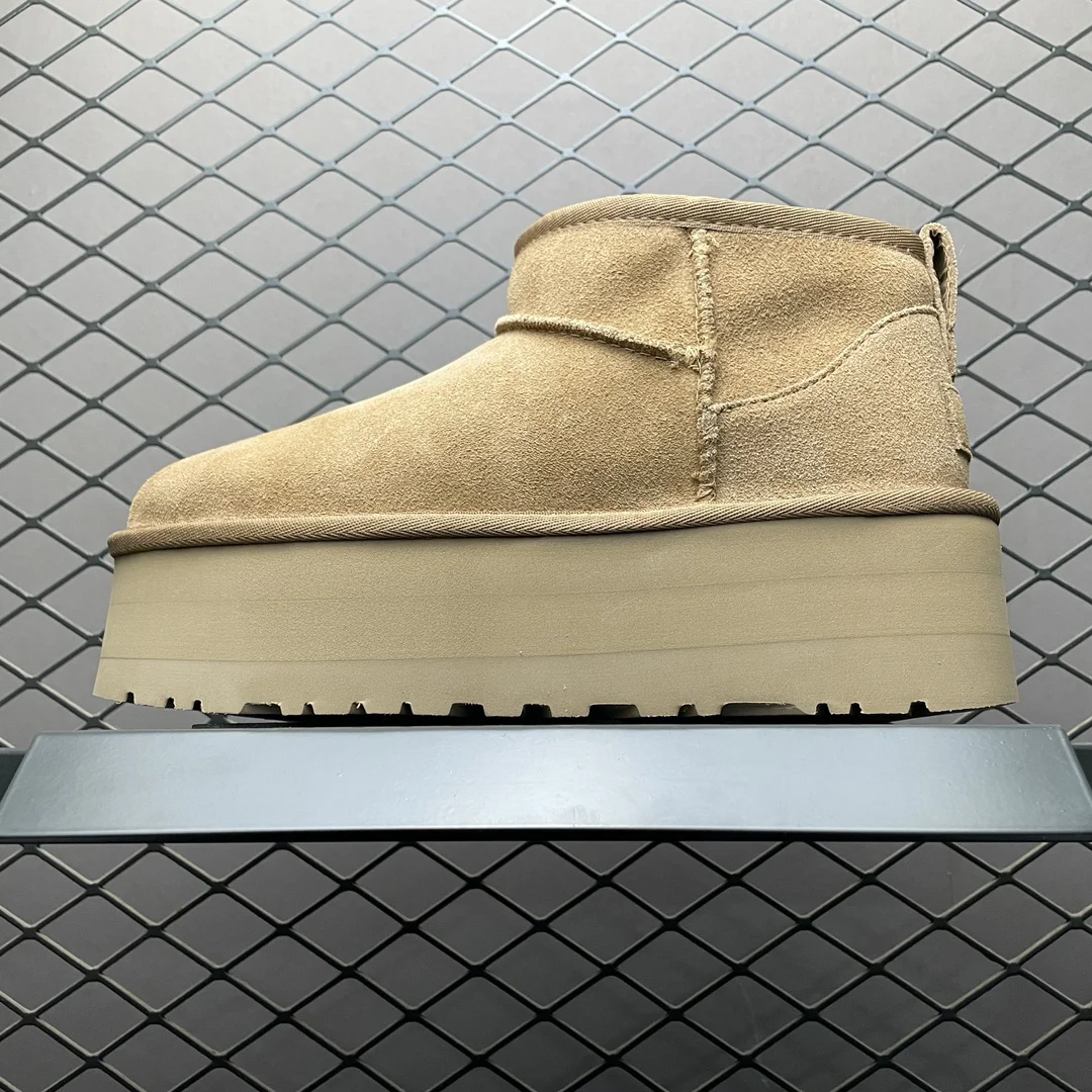 UGG Ultra Mini Winter Women's Sheepskin Thick-Sole Boots
