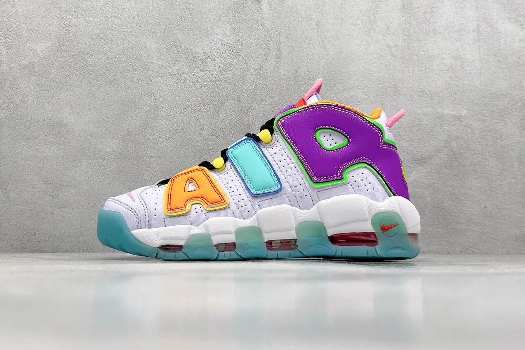 Nike Air More Uptempo '96 OG Red Full-Palm Air-Cushion Shoes