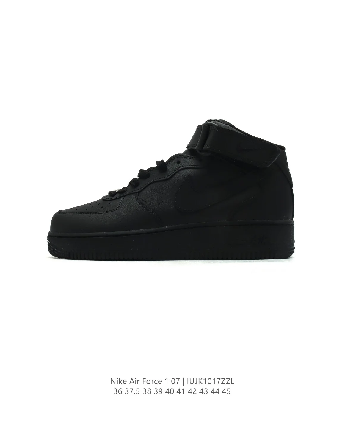 Nike Air Force 1 Mid Classic Black Casual Shoes