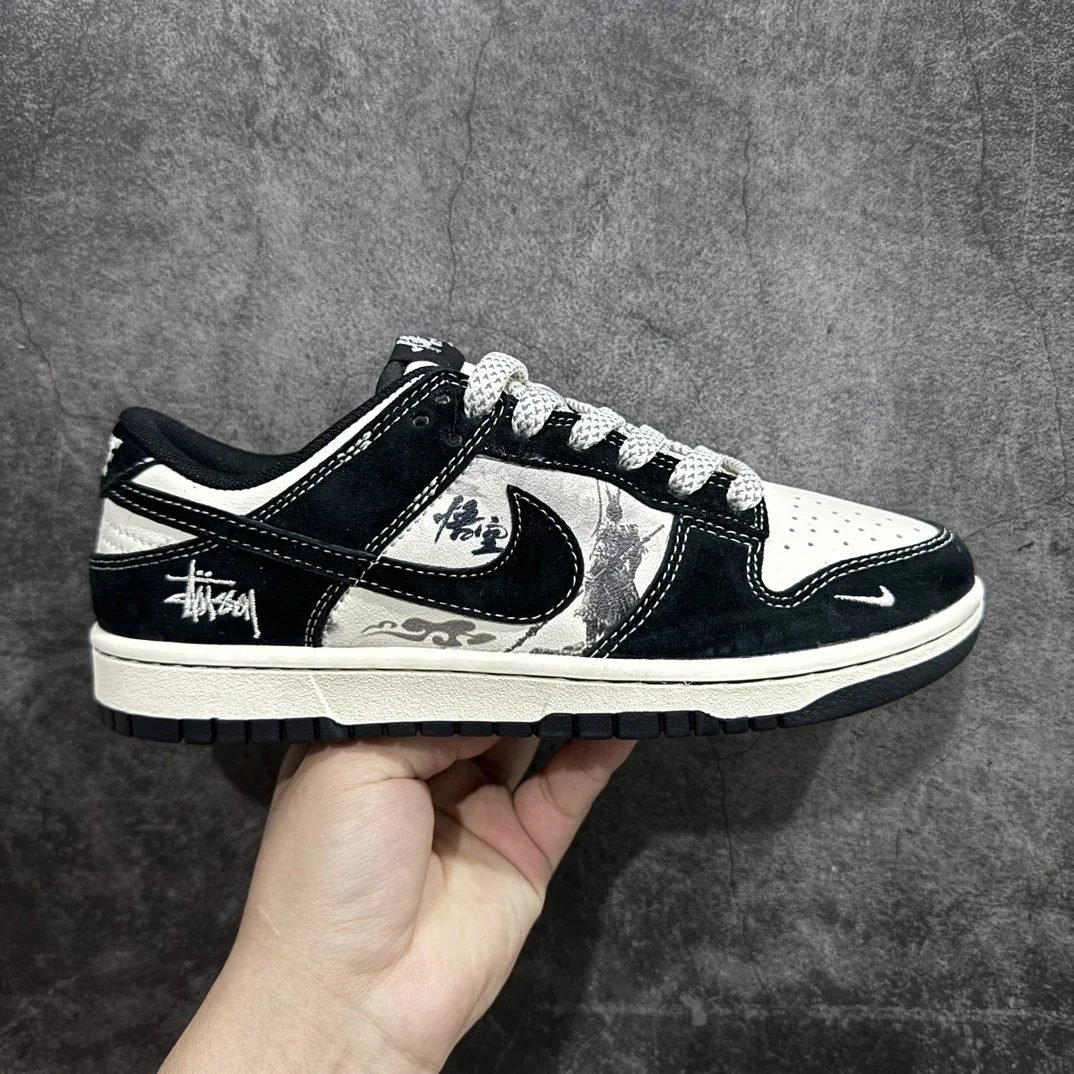 Nike SB Dunk Low x Stussy Black Myth Goku Star Shoes