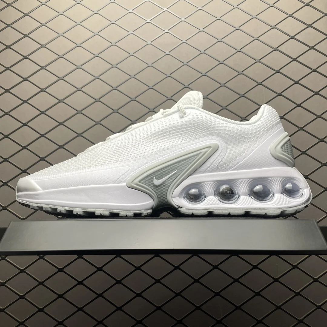 Nike Air Max Dn White Air-Cushion Running Shoes