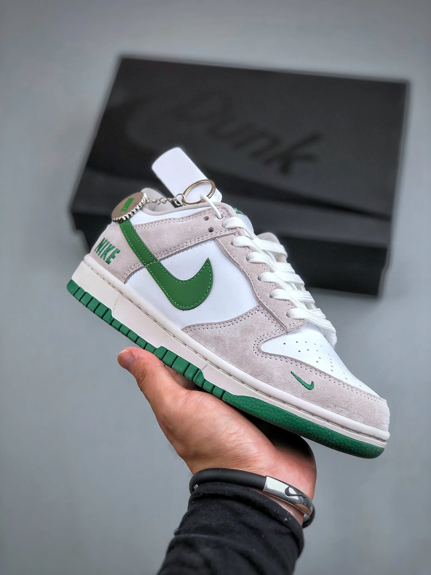 Nike SB Dunk Low Pigskin Green-Hook High-End Shoes