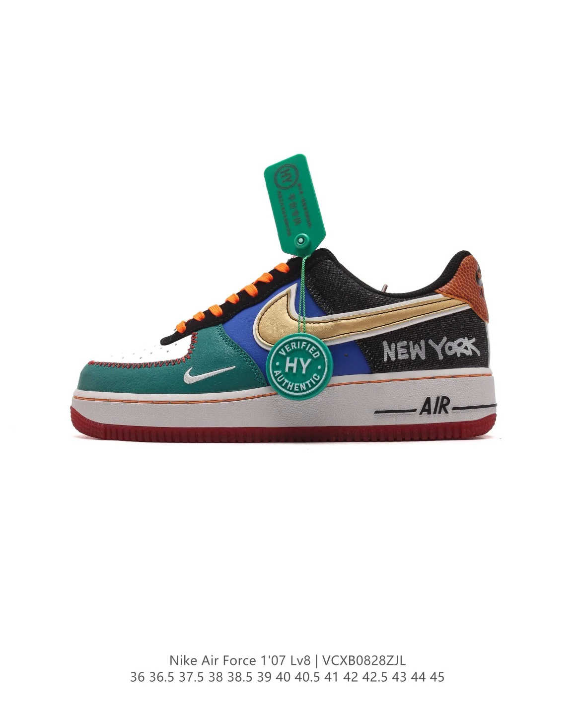 Nike Air Force 1 Low NYC City of Athletes CT3610-100 Men's