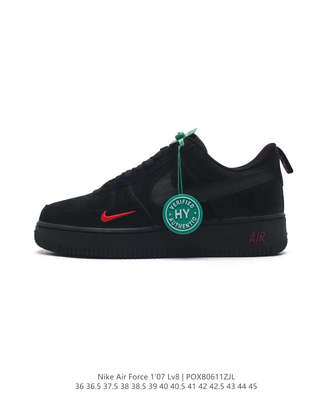 Nike Air Force 1 '07 Low Black Casual Shoes