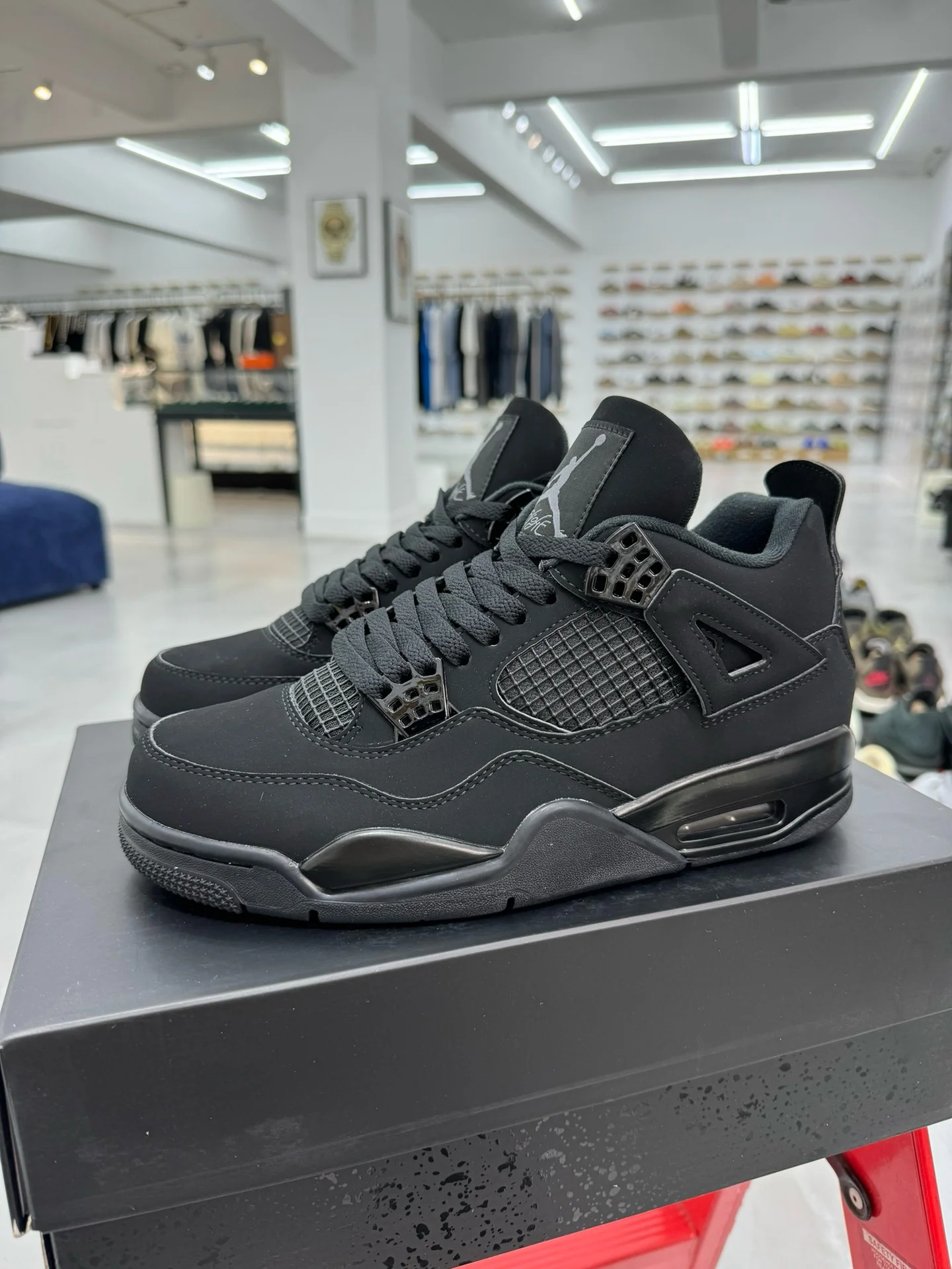 Air Jordan 4 Black Cat High-Quality Basketball Shoes