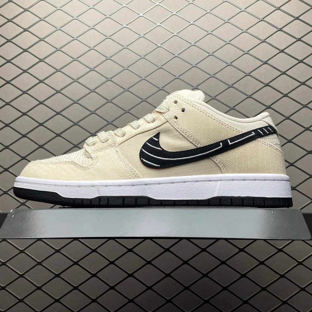 Nike SB Dunk Low x Albino & Preto White Low-Top Shoes
