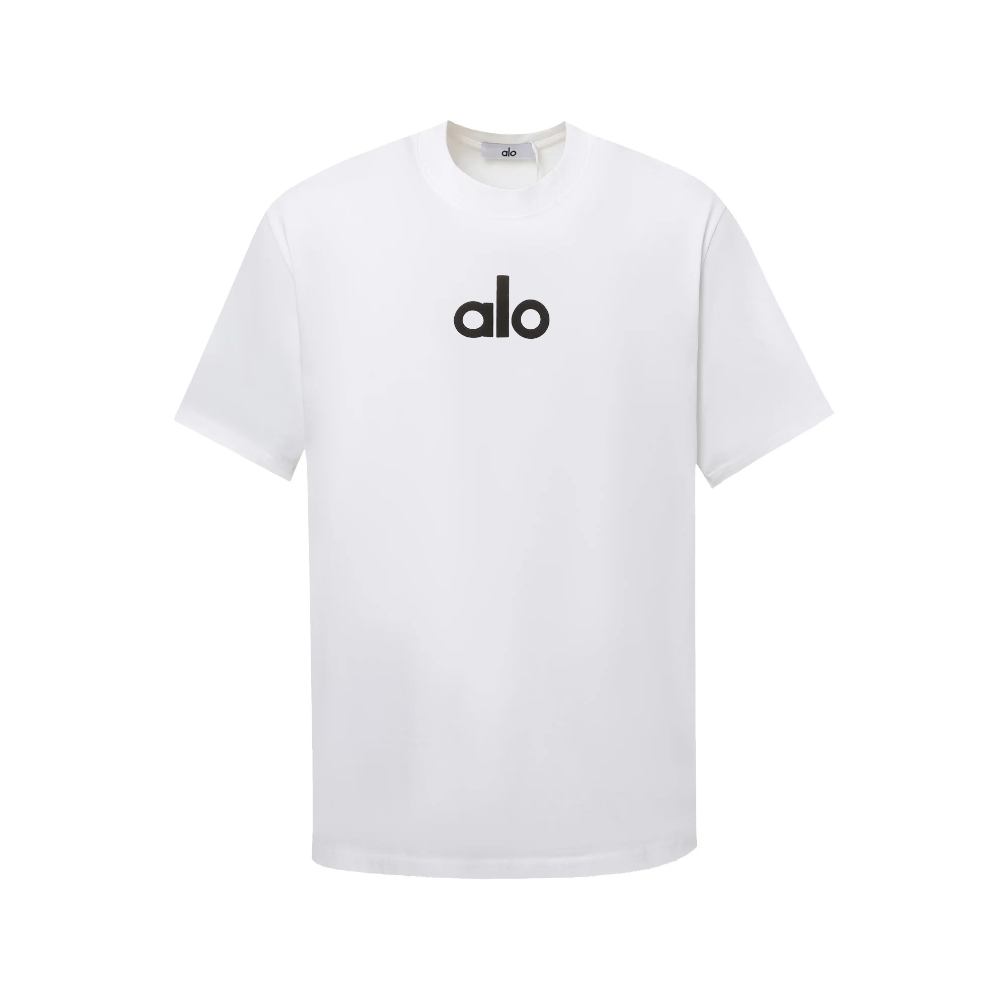 Alo 25ss 3D Foam Print Loose T-Shirt (White) Unisex