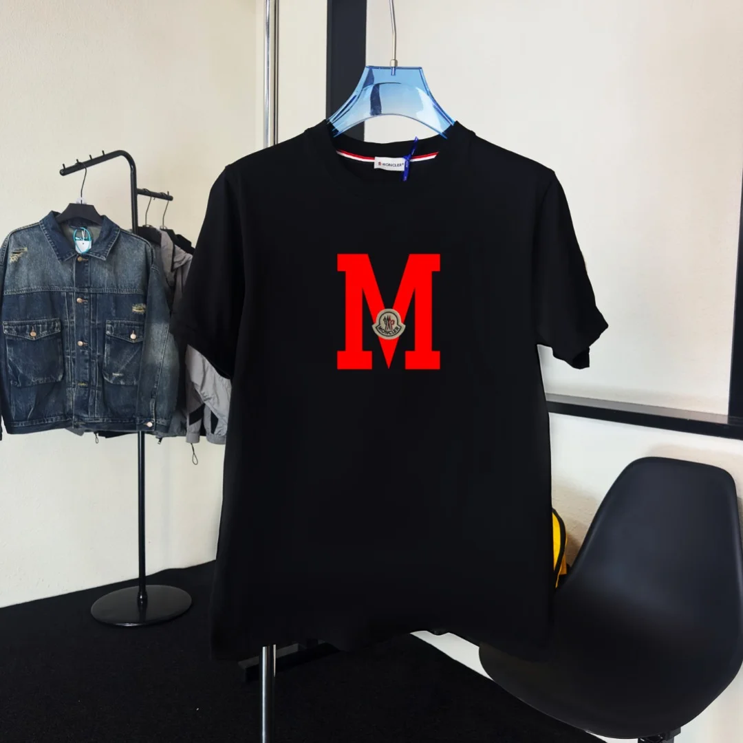 Moncler 2025 Black Crewneck T-Shirt (NFC, Embro)