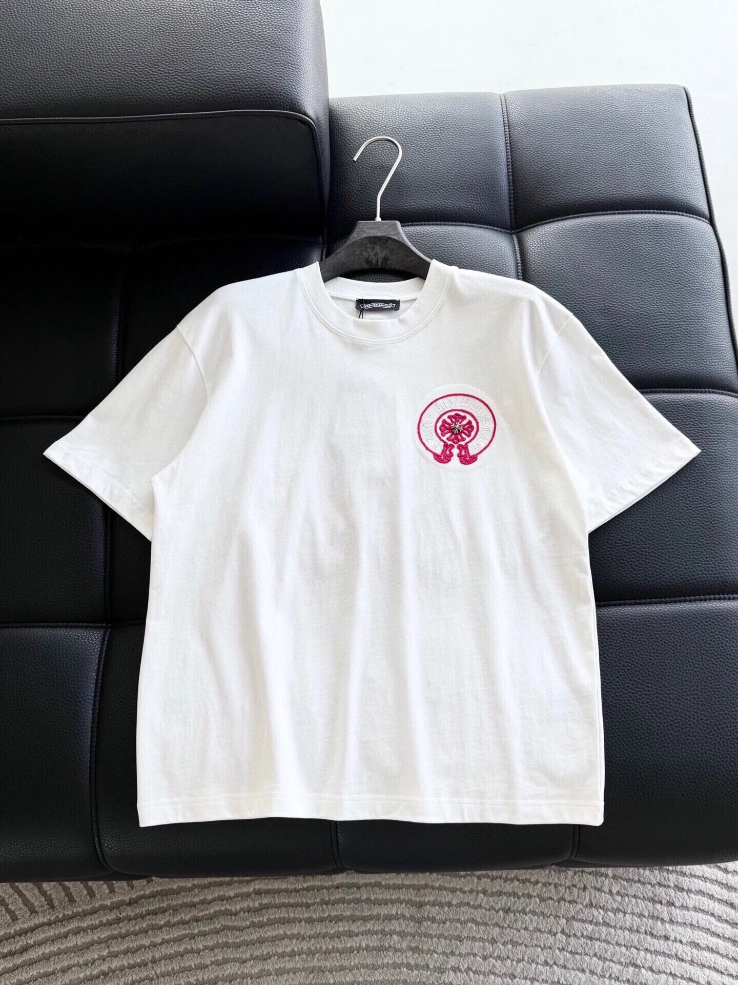 Chrome Hearts White Embroidered T-Shirt