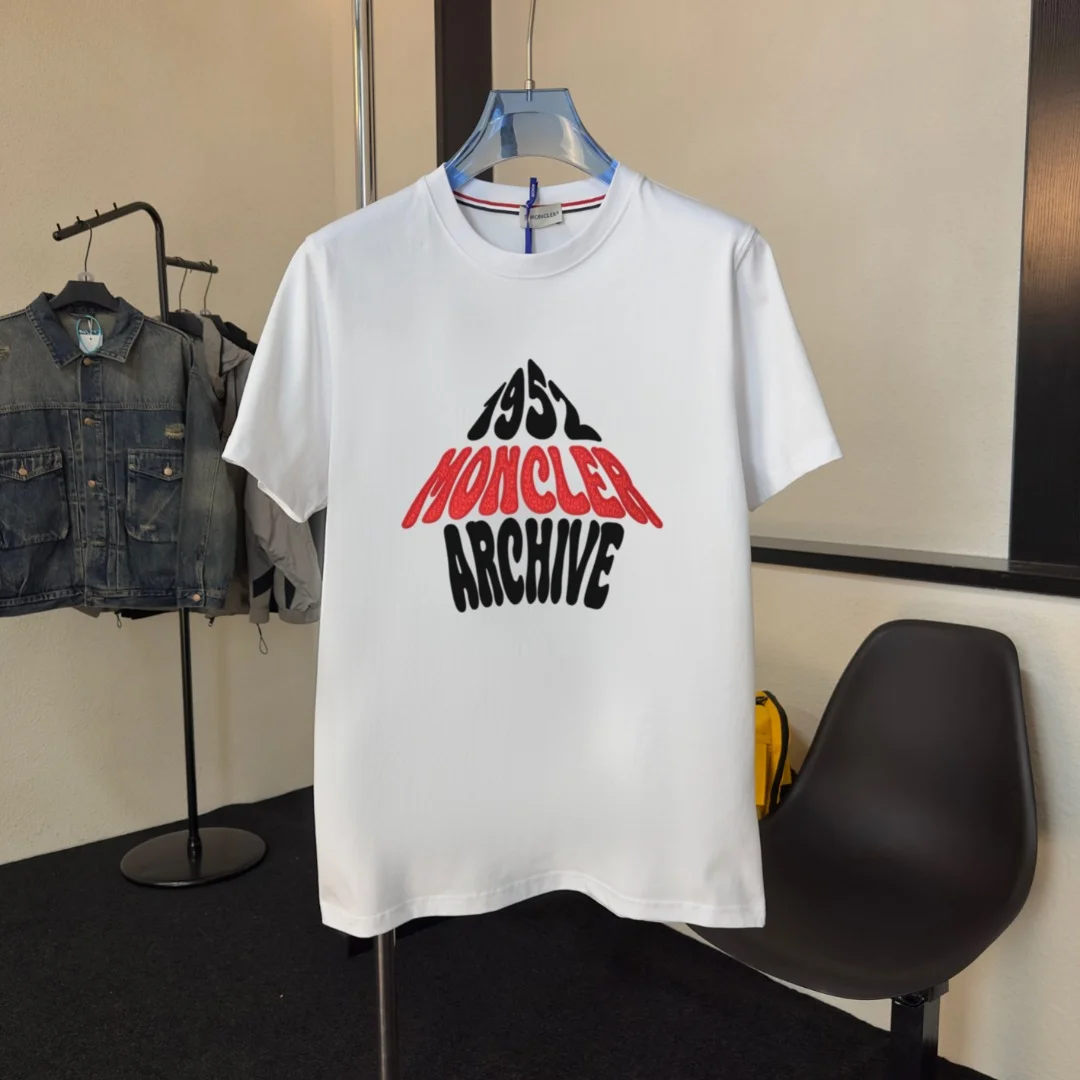 Moncler 2025 White NFC Crew Neck Short Sleeve T-Shirt