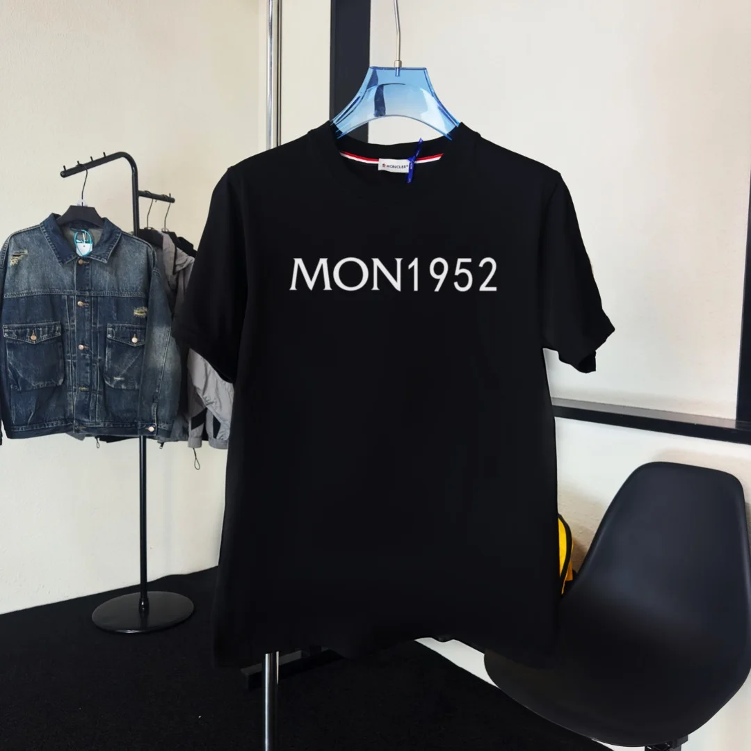Moncler 2025 Black Crew Neck Short Sleeve (NFC, High-Q)