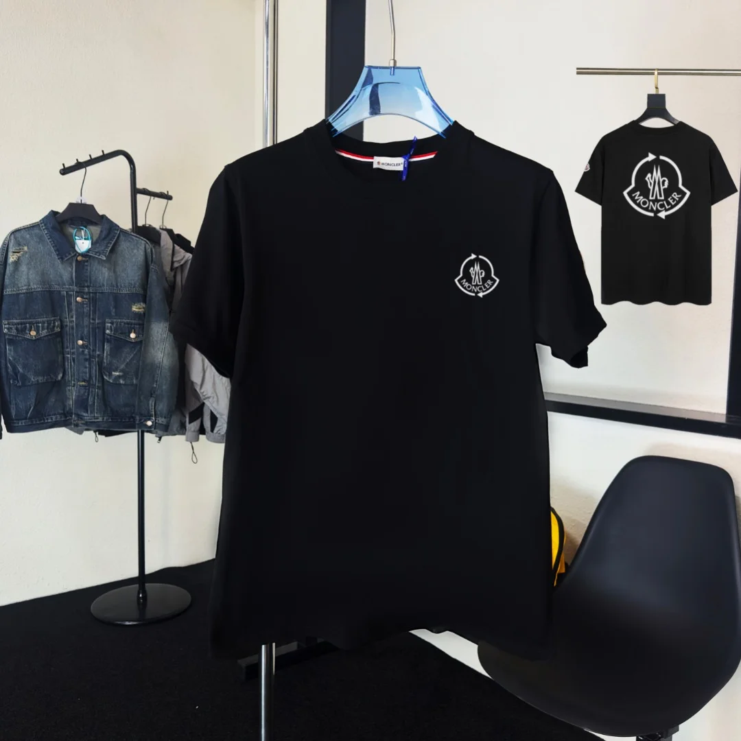 Moncler 2025 Black NFC Chip Crew-Neck T-Shirt