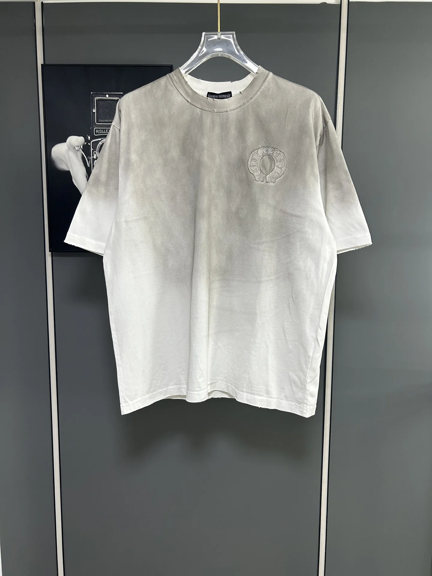 Chrome Hearts 25SS Washed Grad Embro Logo T-Shirt