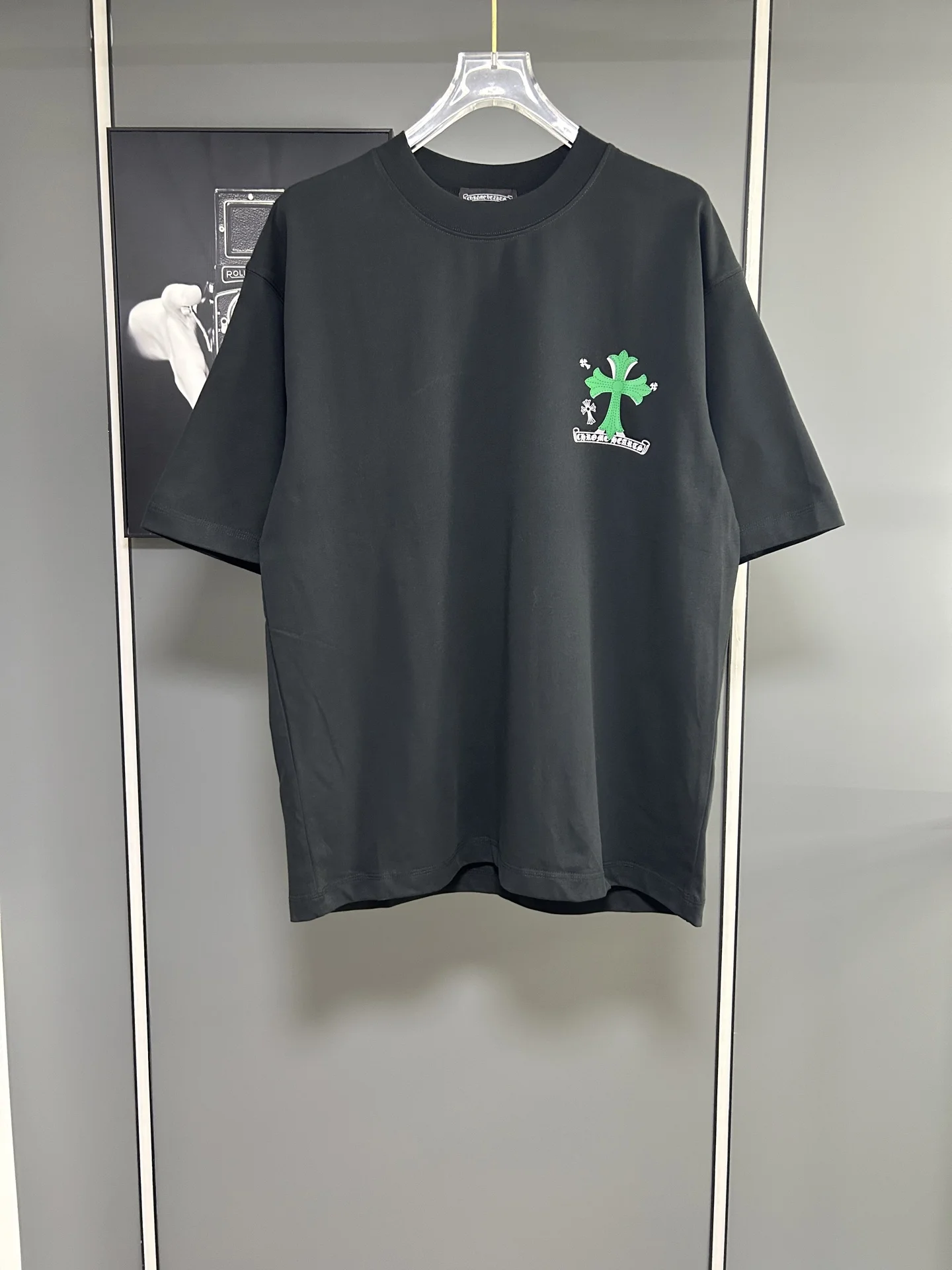 Chrome Hearts Black Loose 380g T Green Cross