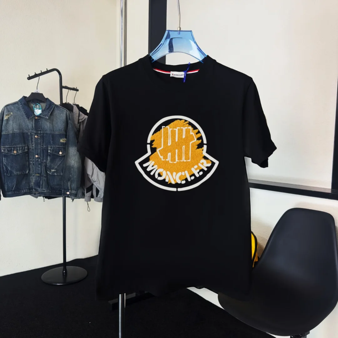 Moncler 2025 Black Crew Neck T-Shirt (NFC, Emb)