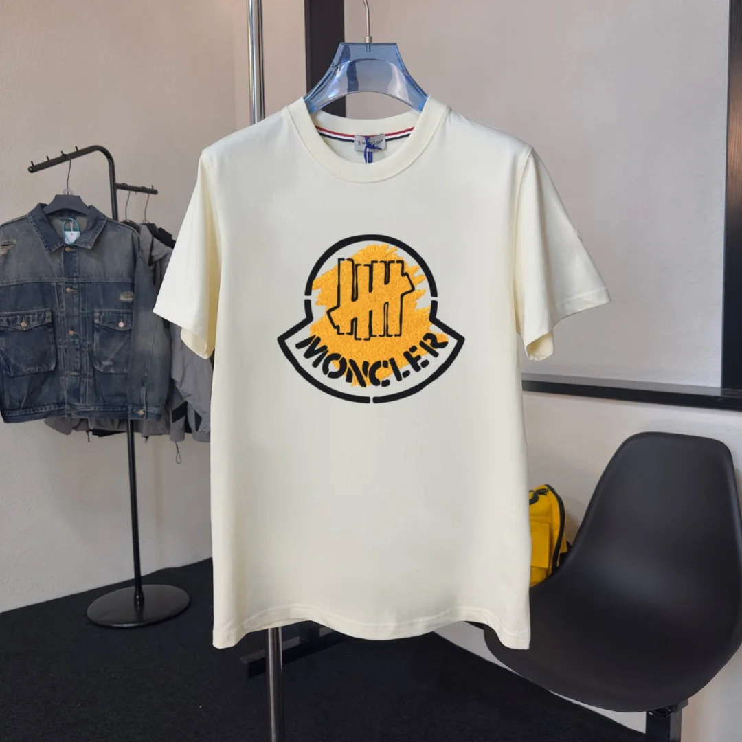 Moncler 2025 White Short Sleeve WithNFC & Embroidery