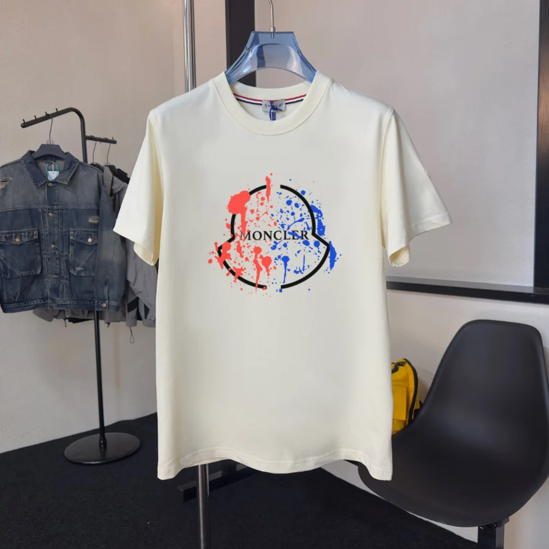 Moncler 2025 Apricot Round Short Sleeve NFC
