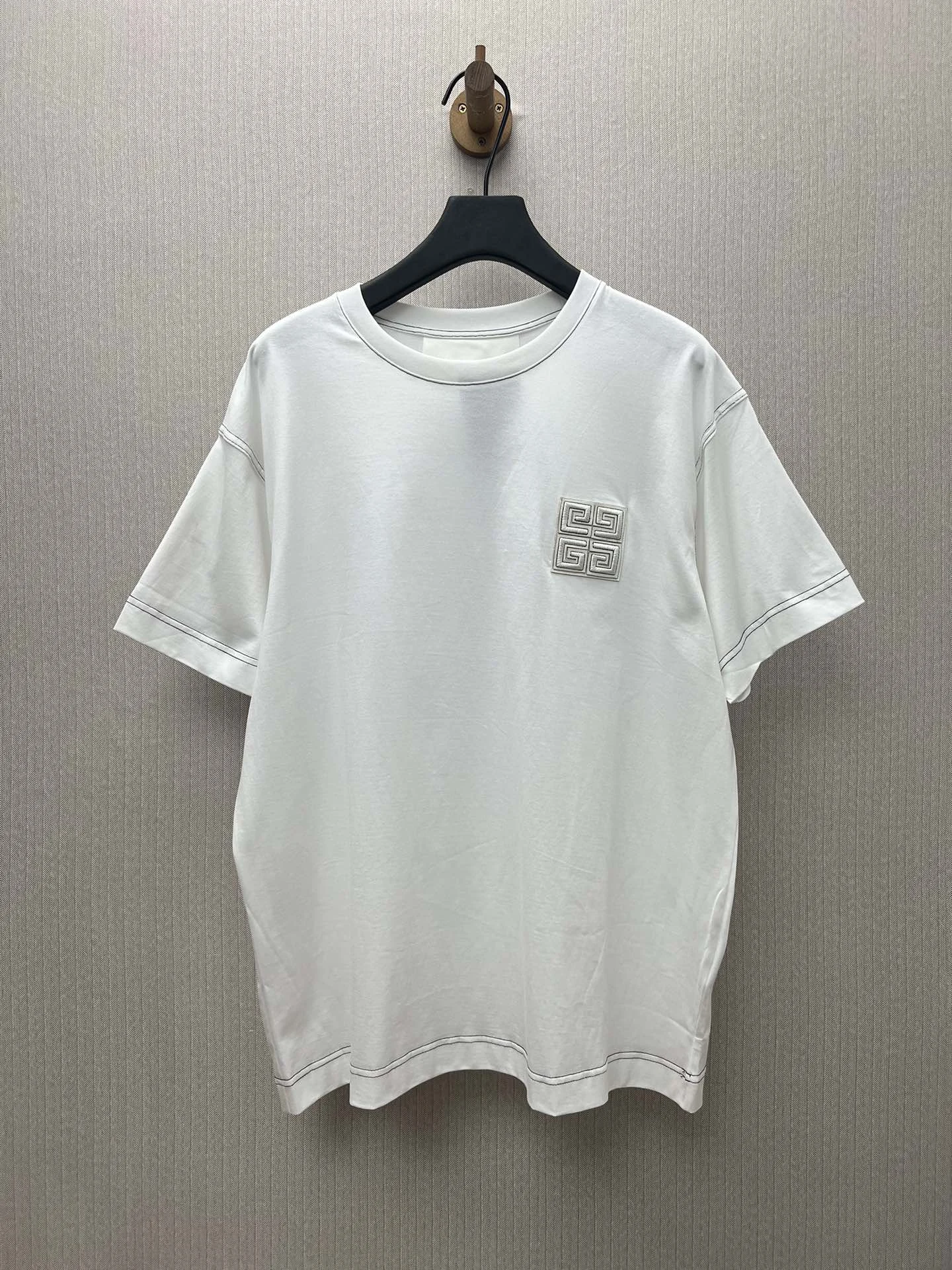 Givenchy 25ss White Logo Loose SS T-Shirt Men