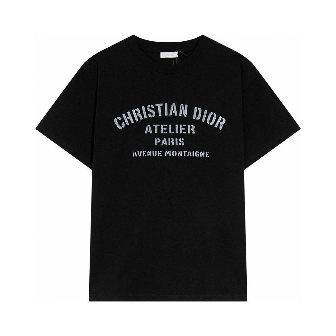Dior Classic Logo Black Oversize Crewneck T-Shirt