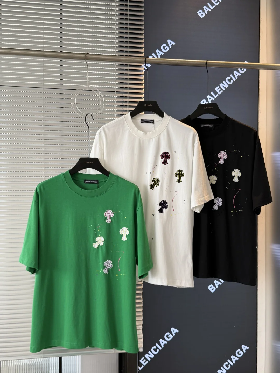 Chrome Hearts Cross Patch Summer T-Shirt (WithB/G)