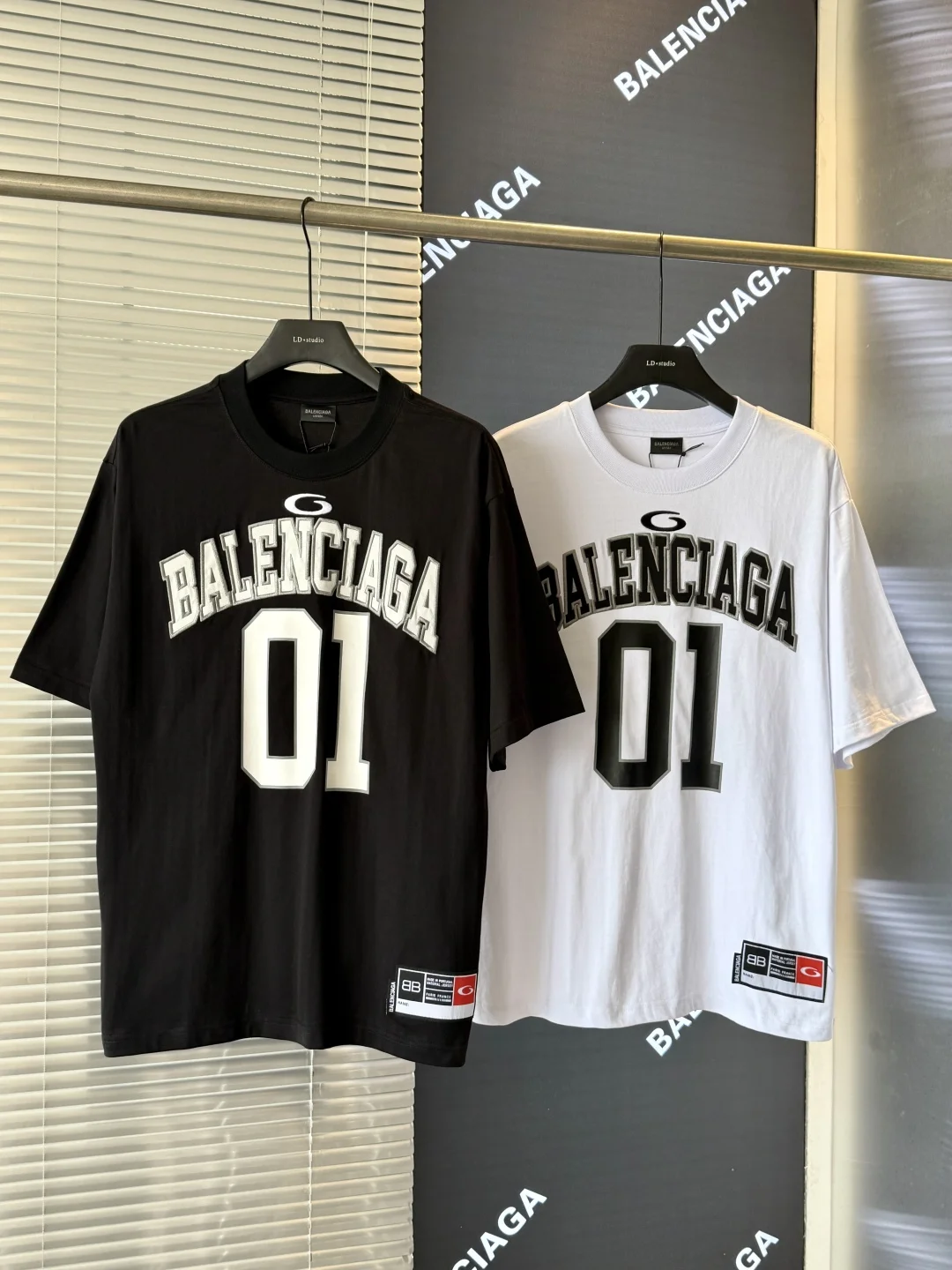 Balenciaga 2025SS 01 BBall Emb T-Shirt