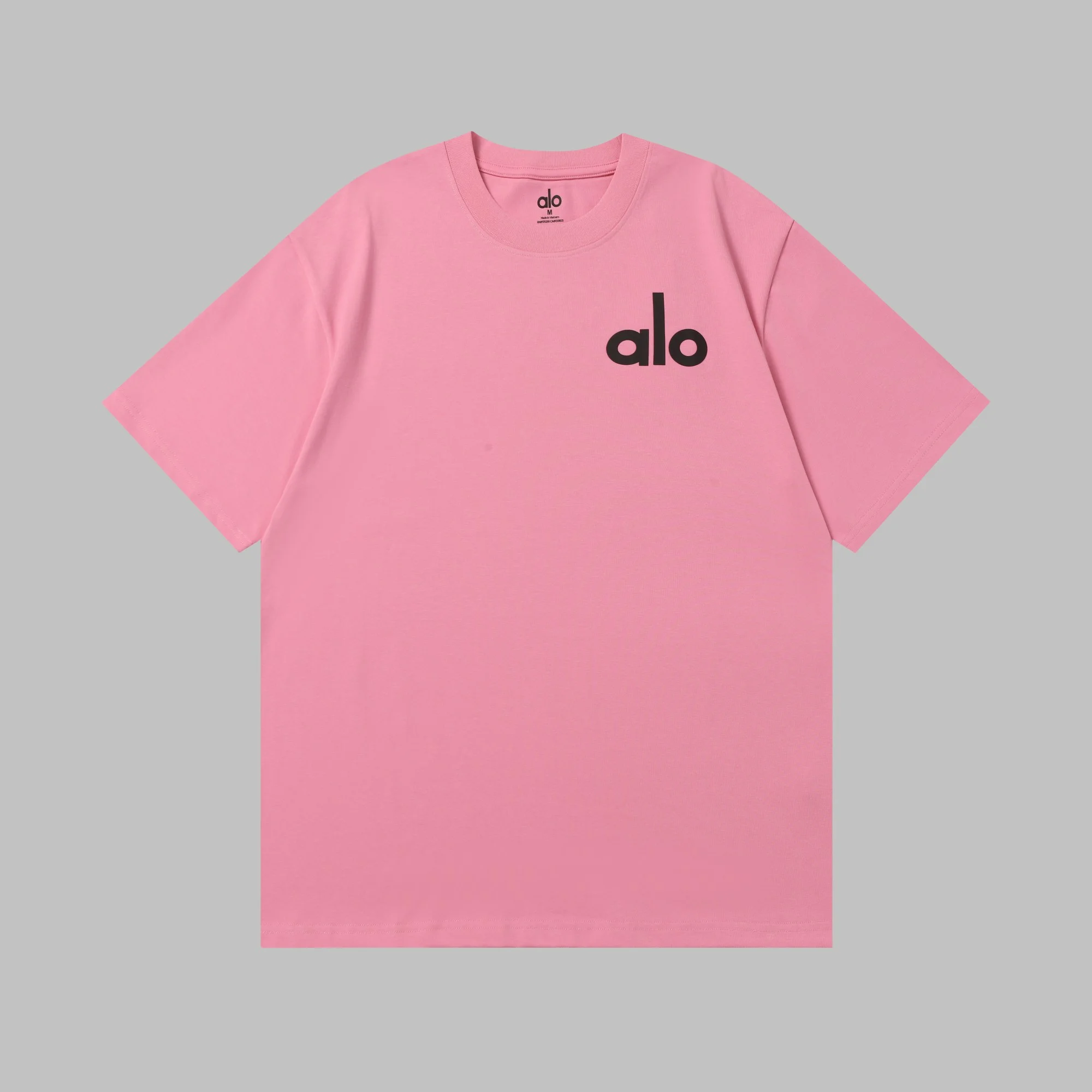 Alo Vibrant Pink Printed T-Shirt