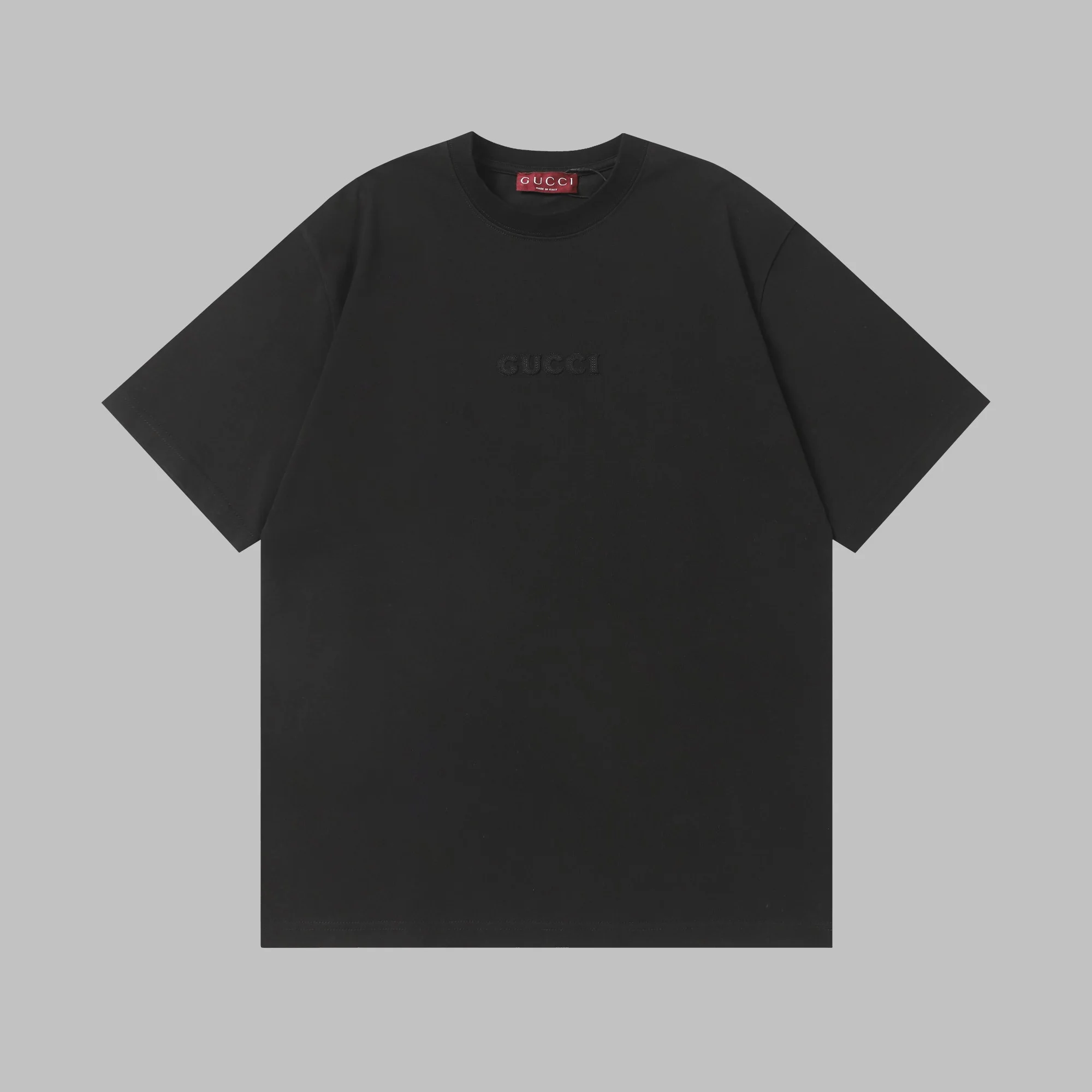 Gucci Black Embroidered Minimal T-Shirt