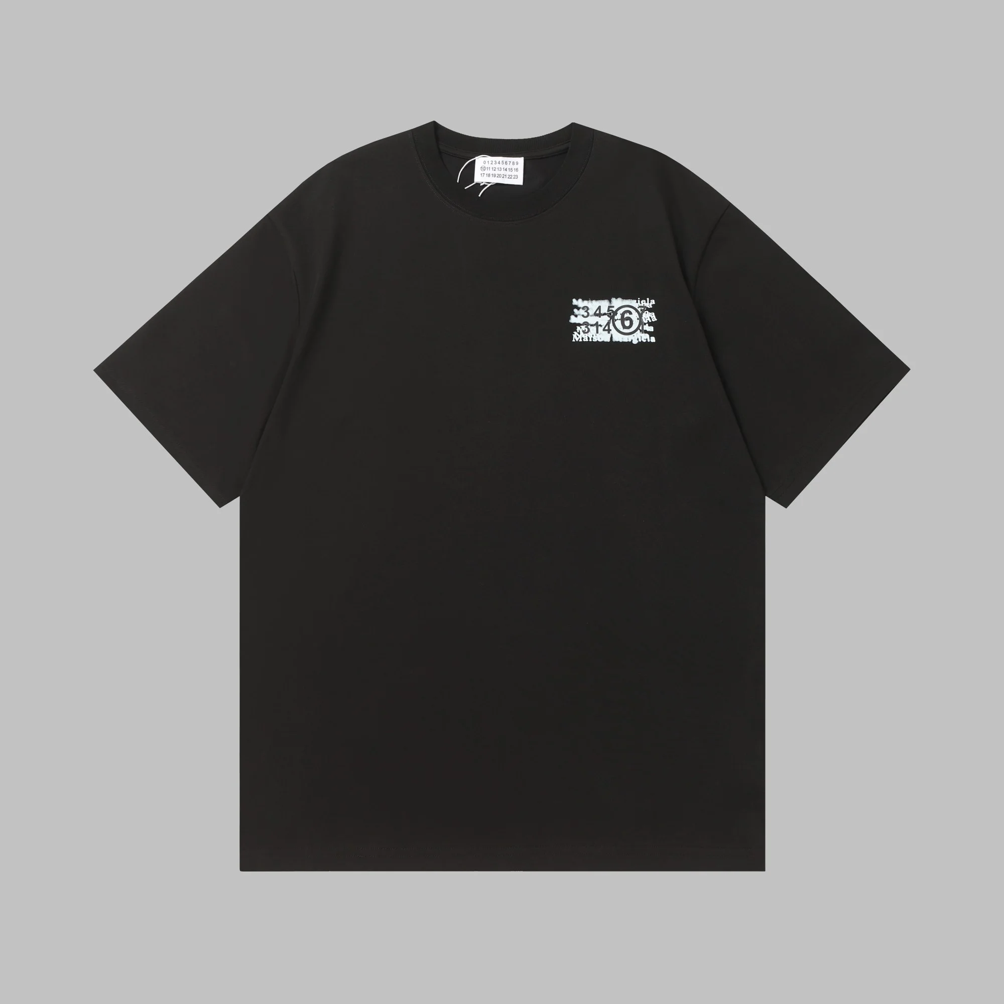 Maison Margiela Black Digital Print T-Shirt