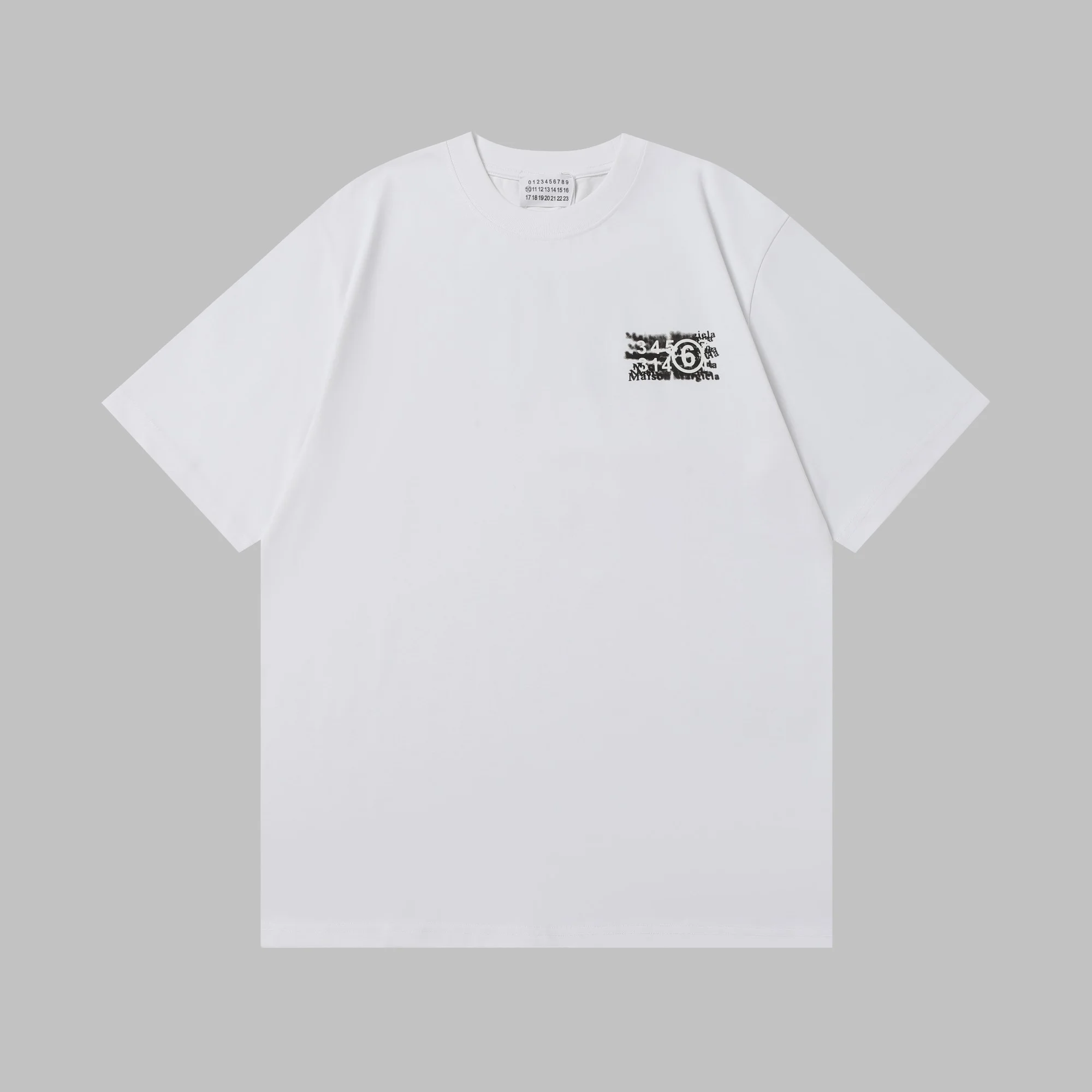 Maison Margiela White Chest Print T-Shirt