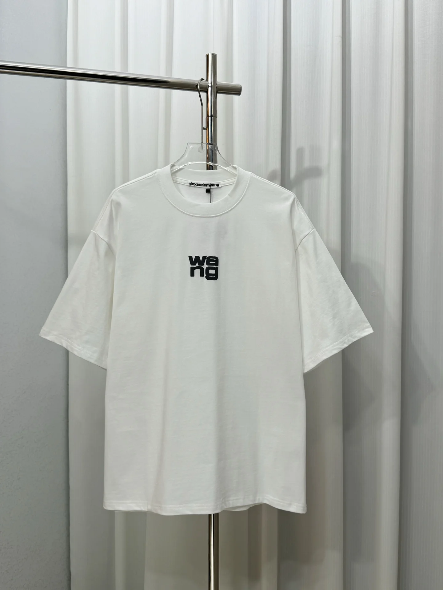 Alexander Wang White Foam Logo Unisex T-Shirt