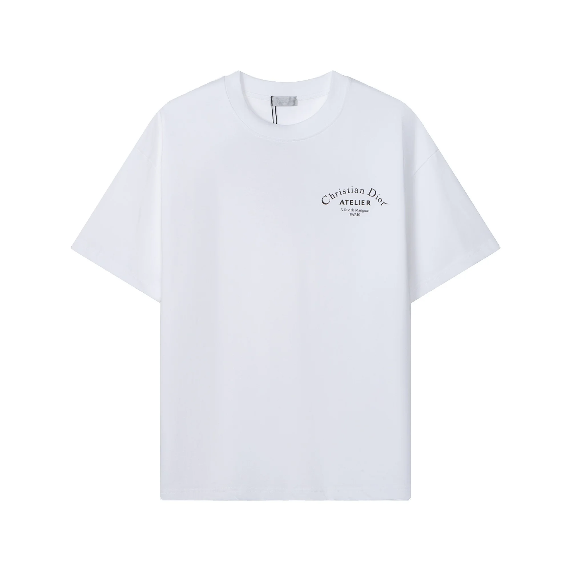 Dior Classic Logo Printed White Oversized T-Shirt