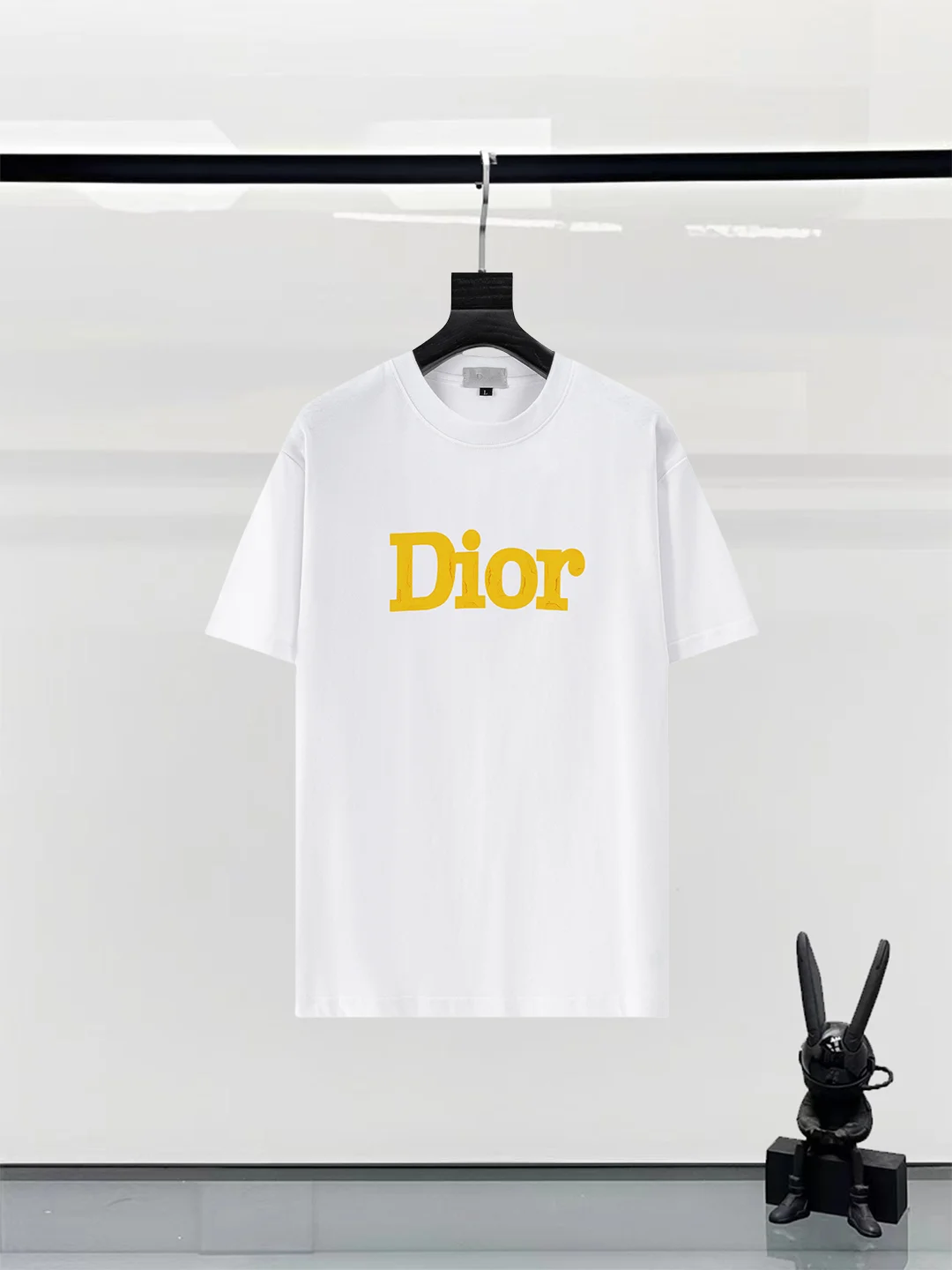 Dior 25ss White Classic Logo Printed Cotton T-Shirt