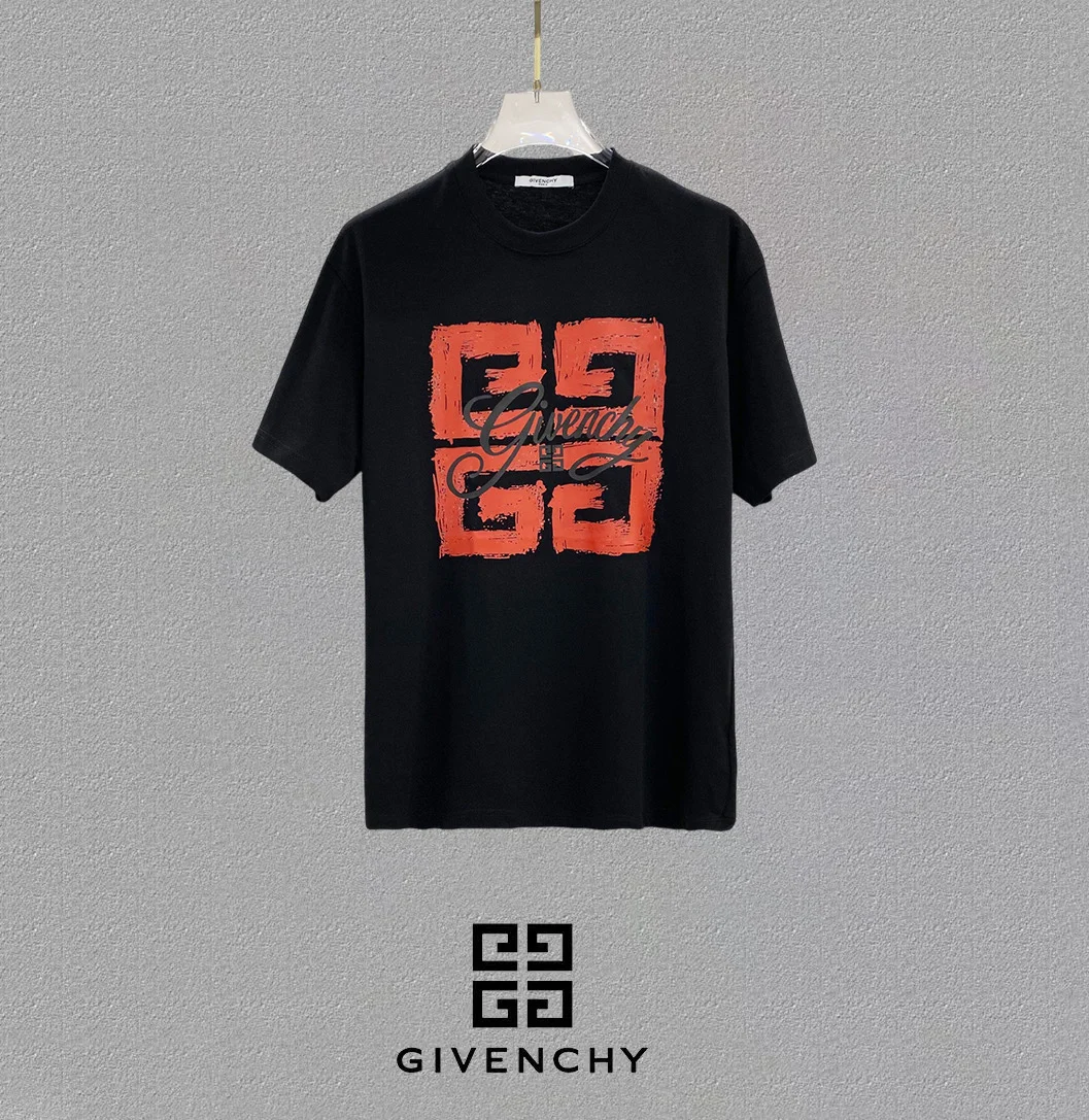 Givenchy Black Logo-Printed Crewneck T-Shirt