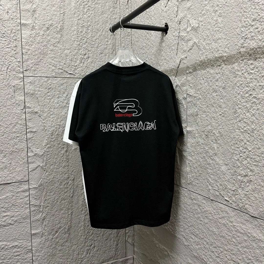 Balenciaga 2025 Black Logo T-Shirt
