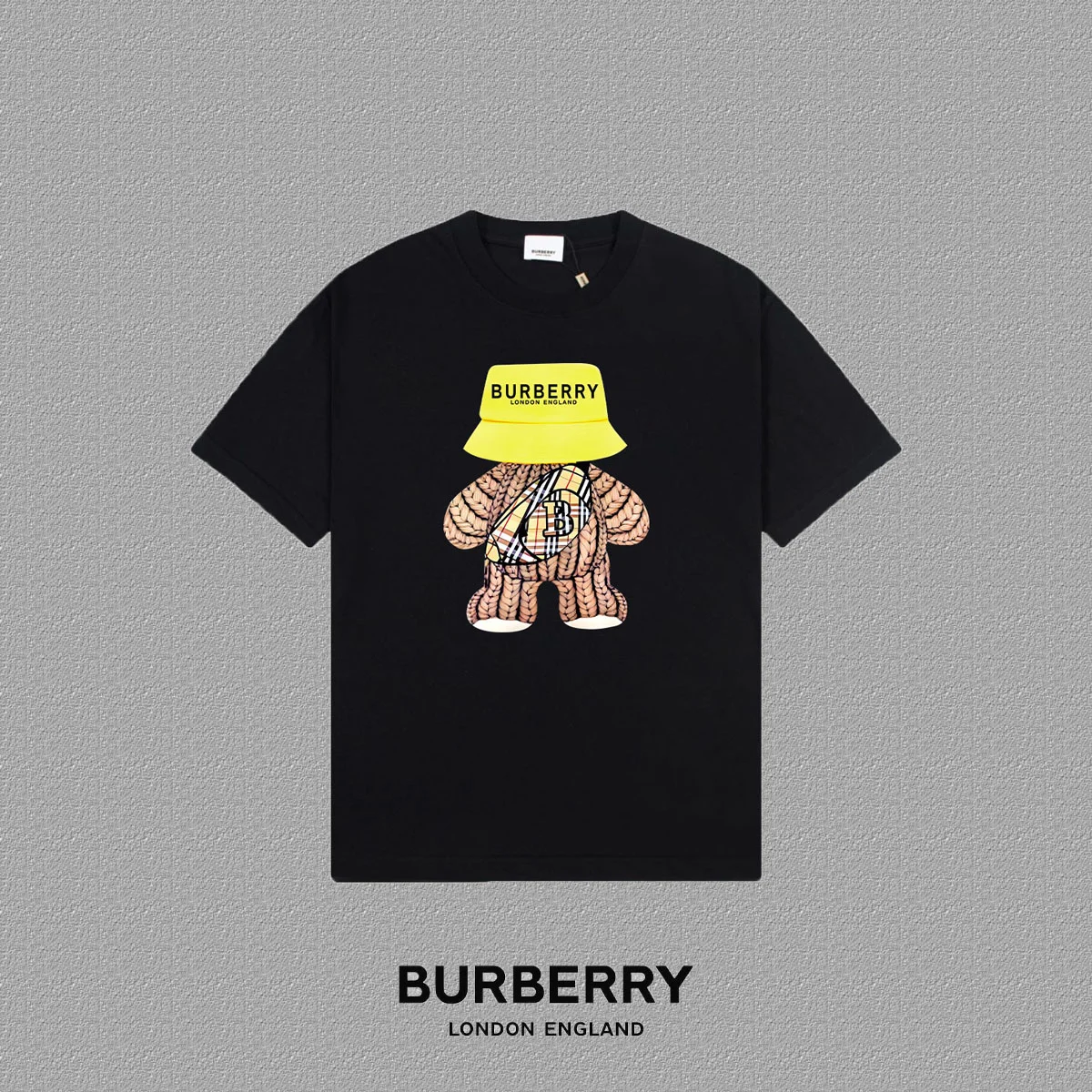 Burberry 2025FW Black Letter LOGO Print T-Shirt